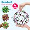 4E's Novelty 4 Pack Expandable Ball - Perfect Stress Balls for Adults & Kids, Ideal Plastic Expandable Ball Toy for Calm Down Corner Supplies & ADHD
